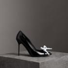 Burberry Burberry The Patent Leather Rope Stiletto, Size: 36, Black