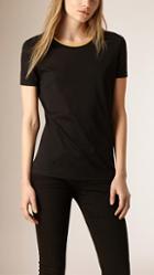Burberry Prorsum Regimental Cord Detail Cotton T-shirt