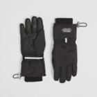 Burberry Burberry Location Print Nylon And Deerskin Gloves