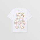 Burberry Burberry Childrens Chain Print Cotton T-shirt, Size: 4y, White