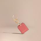 Burberry Burberry Grainy Leather Key Charm, Red