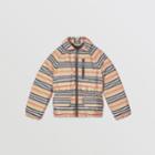 Burberry Burberry Childrens Icon Stripe Down-filled Jacket, Size: 14y, Beige