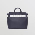 Burberry Burberry The Large Leather Belt Bag, Blue