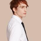 Burberry Burberry Slim Fit Button-down Collar Stretch-cotton Shirt, Size: 17, White