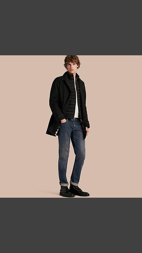 Burberry Showerproof Car Coat With Detachable Down-filled Warmer