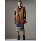 Burberry Burberry Wool Linen Mohair Blend Moulin Oversized Cardigan, Size: Xs, Multicolour