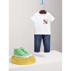 Burberry Burberry Check Pocket Cotton T-shirt, Size: 9m