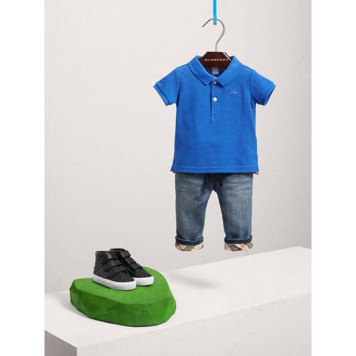 Burberry Burberry Relaxed Fit Pull-on Denim Jeans, Size: 3y