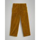 Burberry Burberry Corduroy Wide-leg Trousers, Size: 14y, Yellow