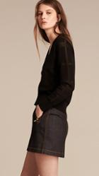 Burberry Lightweight Check Mesh Cotton Blend Cardigan