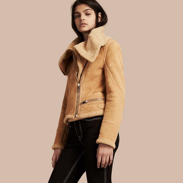 Burberry Shearling Aviator Jacket