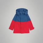 Burberry Burberry Childrens Detachable Hood Colour Block Cotton Car Coat, Size: 10y, Blue