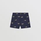 Burberry Burberry Childrens Unicorn Wool Silk Jacquard Shorts, Size: 10y