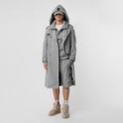 Burberry Burberry Cotton Jersey Trench Coat, Size: 44, Grey