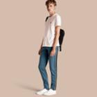 Burberry Burberry Sports-striped Cotton Blend Sweat Pants, Size: Xxxl, Blue