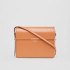 Burberry Burberry Large Two-tone Leather Grace Bag, Beige