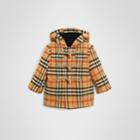 Burberry Burberry Childrens Vintage Check Wool Duffle Coat, Size: 18m