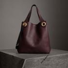 Burberry Burberry The Large Leather Grommet Detail Tote, Red