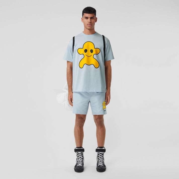 Burberry Burberry Monster Graphic Print Cotton Oversized T-shirt