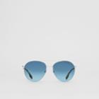 Burberry Burberry Pilot Sunglasses, Blue