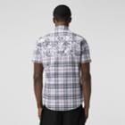 Burberry Burberry Short-sleeve Logo Appliqu Vintage Check Cotton Shirt, Size: M