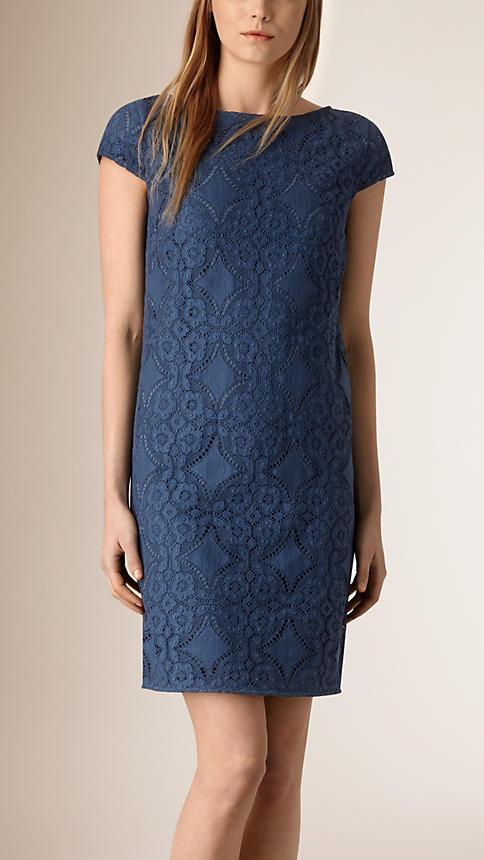Burberry English Lace Shift Dress