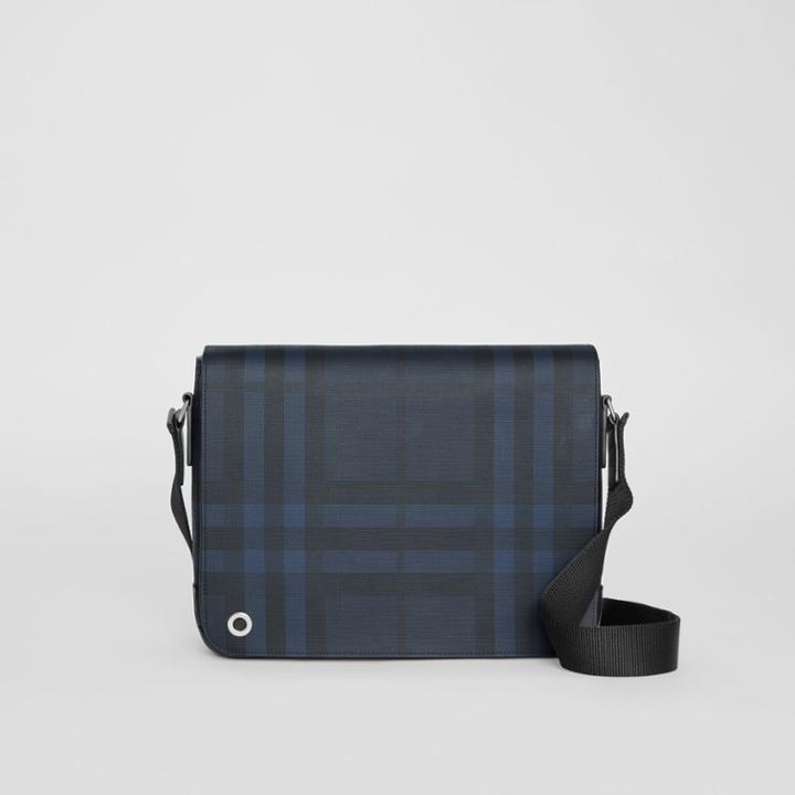 Burberry Burberry Small London Check Satchel, Blue