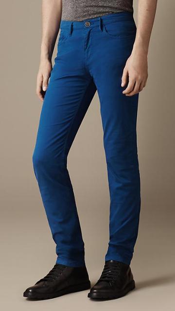 Burberry Skinny Fit Garment Dye Chinos