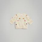 Burberry Burberry Embroidered Cotton Cashmere Cardigan, Size: 12m