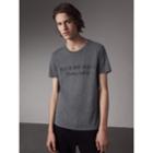 Burberry Burberry Devor Cotton Jersey T-shirt, Size: Xxl, Grey