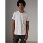 Burberry Burberry Pocket Detail Cotton Jersey T-shirt, Size: Xl, Grey