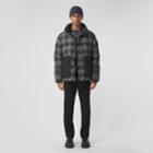 Burberry Burberry Check Down-filled Wool Jacket, Size: Xxl