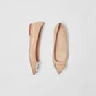 Burberry Burberry The Leather D-ring Flat, Size: 35, Pink