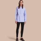 Burberry Burberry Cotton Workwear Shirt, Size: 16, Blue