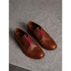 Burberry Burberry Grainy Leather Brogues With Bright Laces, Size: 45