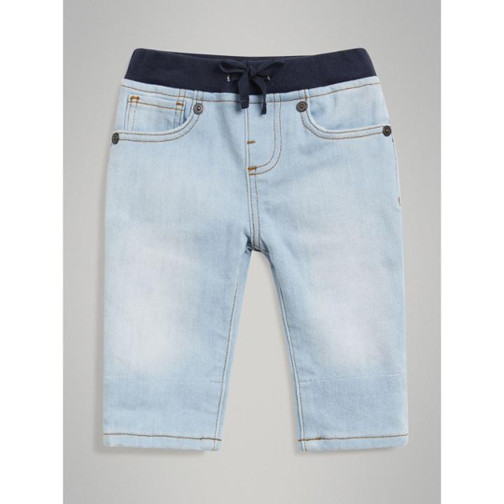 Burberry Burberry Relaxed Fit Pull-on Denim Jeans, Size: 18m, Blue