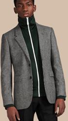 Burberry Slim Fit Prince Of Wales Wool Tailored Jacket