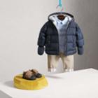 Burberry Burberry Hooded Down-filled Puffer Jacket With Mittens, Size: 3m, Blue