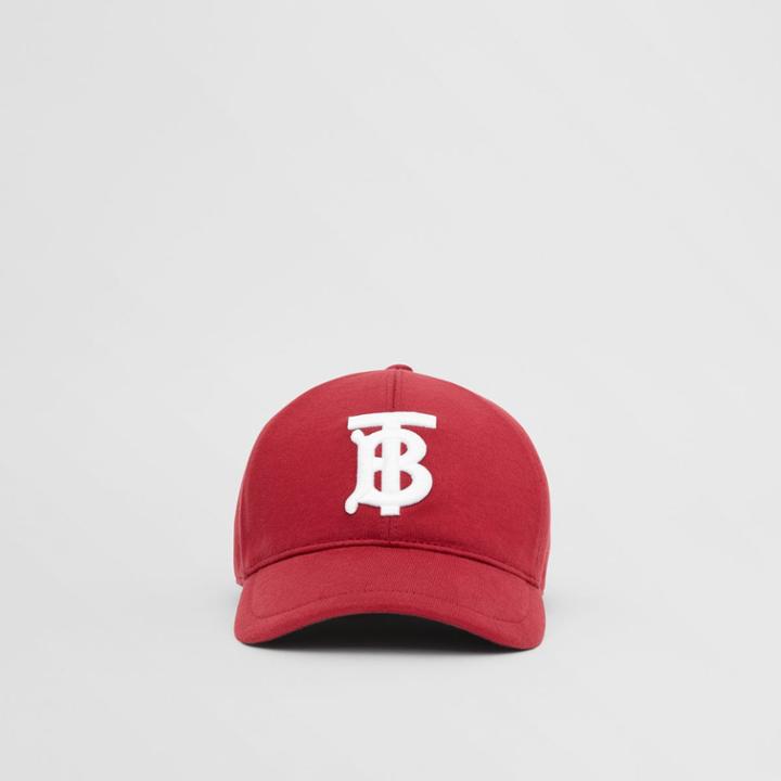 Burberry Burberry Monogram Motif Jersey Baseball Cap, Red