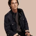 Burberry Burberry Diamond Quilted Field Jacket, Blue