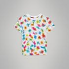 Burberry Burberry Confetti Letter Print Cotton T-shirt, Size: 6y, White