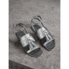 Burberry Burberry Tasselled Metallic Leather Sandals, Size: 38.5