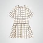 Burberry Burberry Childrens Piping Detail Flower Print Cotton Dress, Size: 14y, Beige