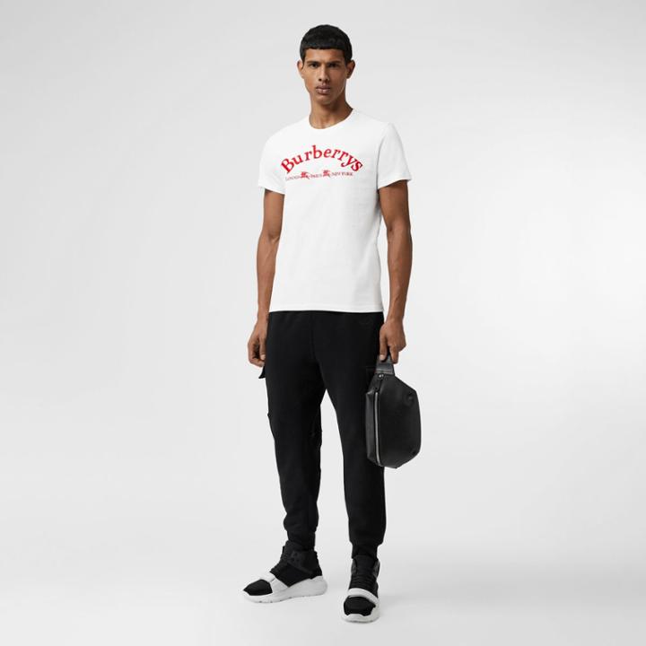 Burberry Burberry Archive Logo Cotton T-shirt, Size: Xxl