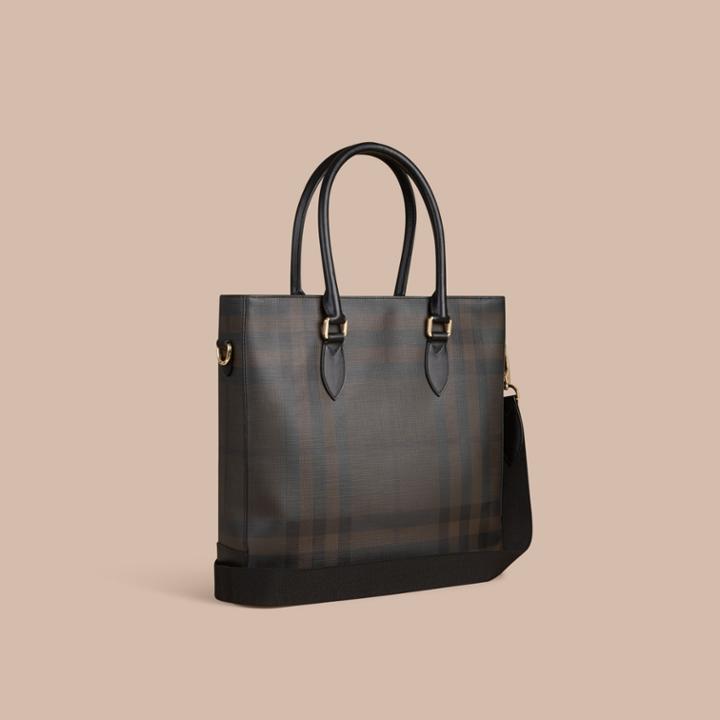 Burberry Burberry London Check Tote Bag, Black