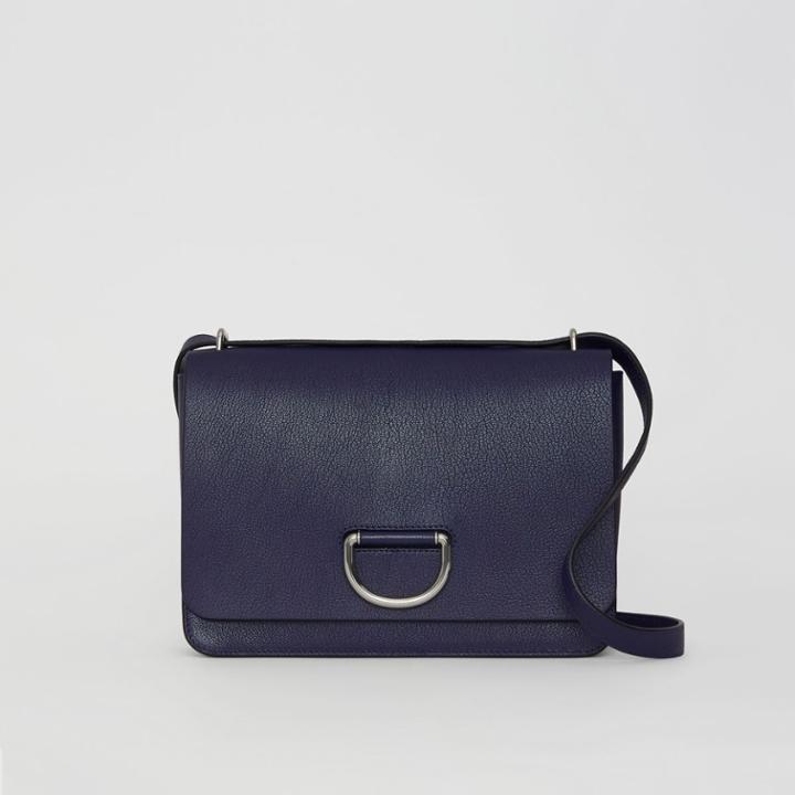 Burberry Burberry The Medium Leather D-ring Bag, Blue