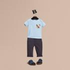 Burberry Burberry Check Pocket T-shirt, Size: 2y, Blue