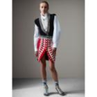 Burberry Burberry Wool Ceremonial Skirt, Size: 02, Red