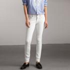 Burberry Burberry Skinny Fit Low-rise White Jeans, Size: 24