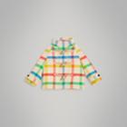 Burberry Burberry Check Wool Twill Duffle Coat, Size: 3y, Yellow